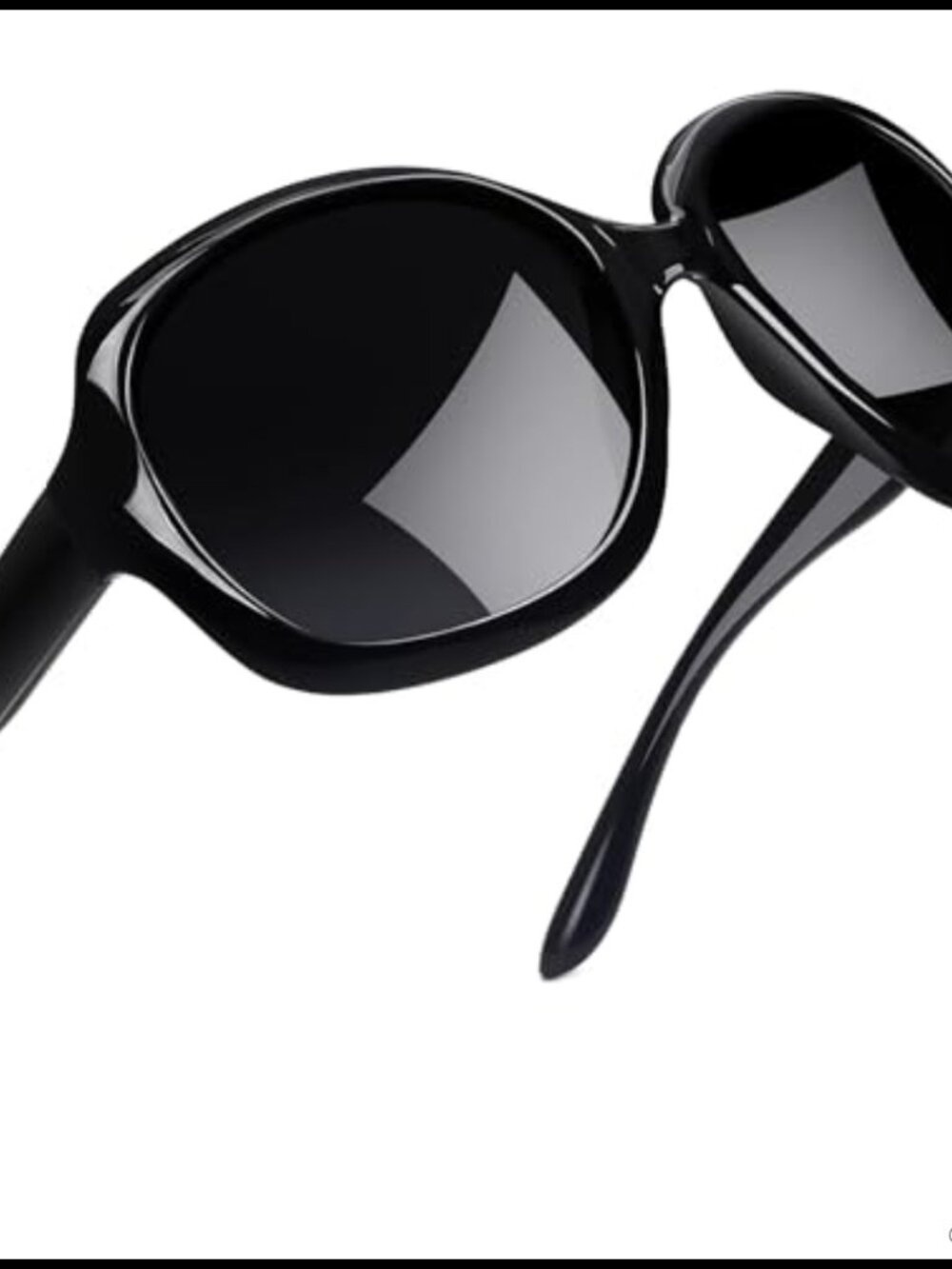 Oversized Polarized Butterfly Sunglasses UV400 Full Frame Resin Women